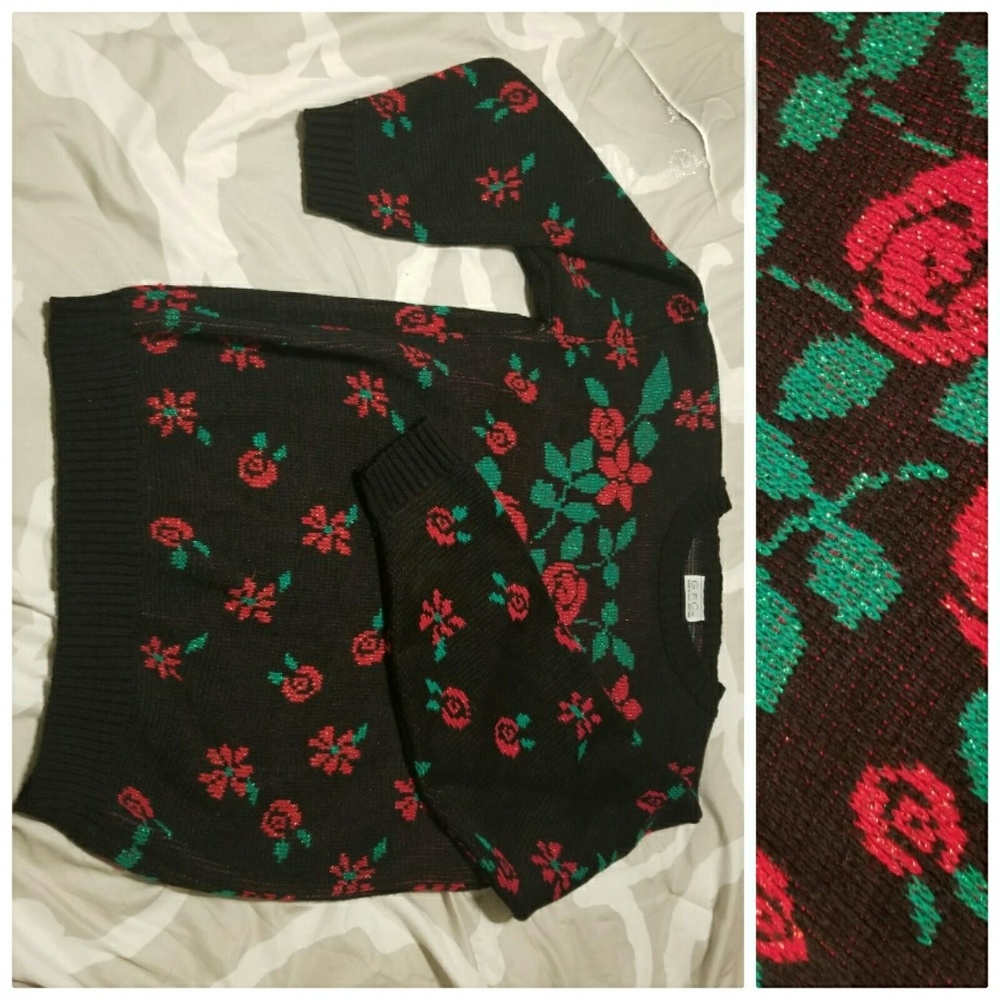 1980s knit sweater